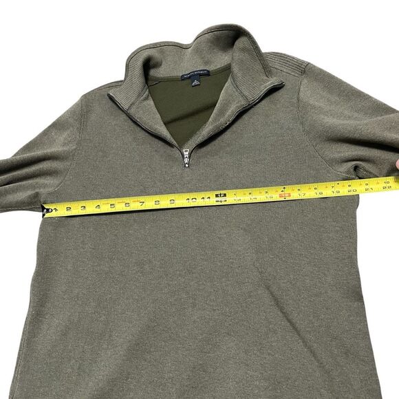 BANANA REPUBLIC Men’s 100% Cotton 1/4 Zip Pullover Size M - Picture 6 of 7